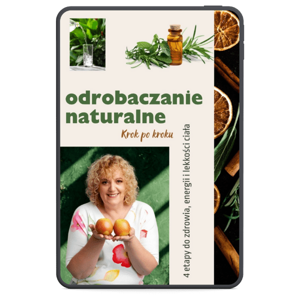 Ebook - odrobaczanie naturalne - okładka - tablet